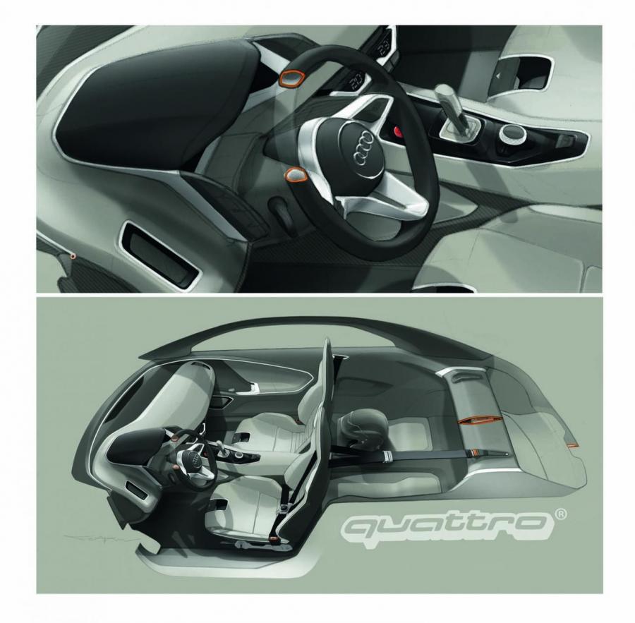 Эскиз Audi Quattro Concept 2010 года  (фото 13 из 119)